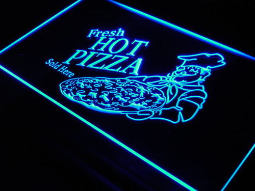 Fresh Hot Pizza Sold Here